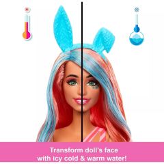 Barbie Pop Reveal Shake Serisi Turuncu Tavşan JCN87