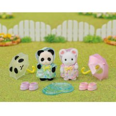 Sylvanian Families Anaokulu Arkadaşları Yağmurlu Gün İkilisi 5748