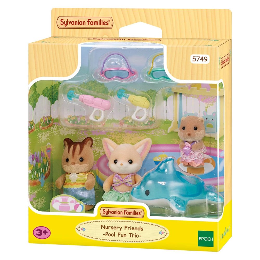 Sylvanian Families Anaokulu Arkadaşları Havuz Eğlencesi Üçlüsü 5749