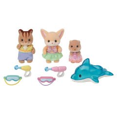 Sylvanian Families Anaokulu Arkadaşları Havuz Eğlencesi Üçlüsü 5749