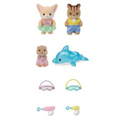 Sylvanian Families Anaokulu Arkadaşları Havuz Eğlencesi Üçlüsü 5749