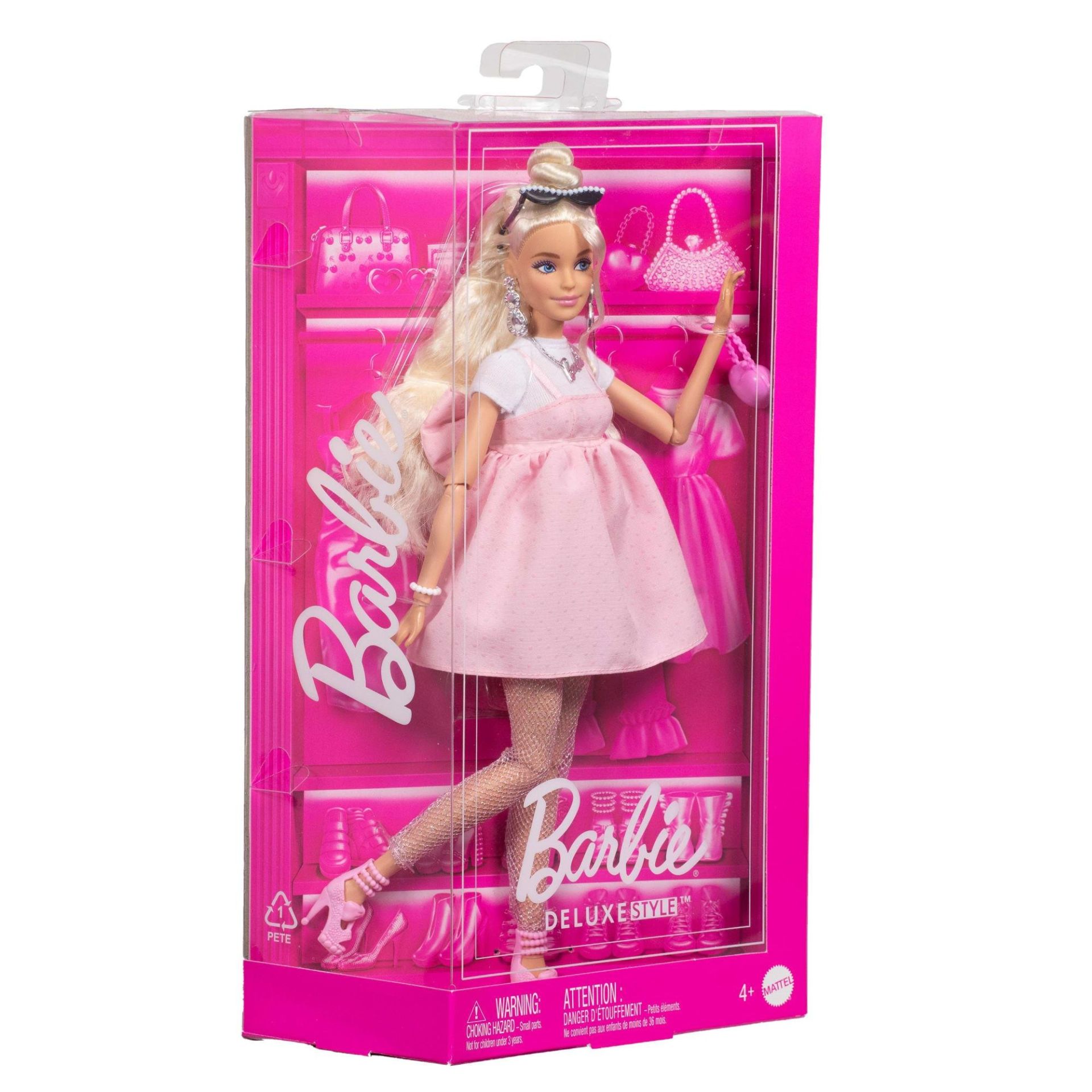 Barbie Deluxe Style Bebekler Sarı Saçlı HYV27