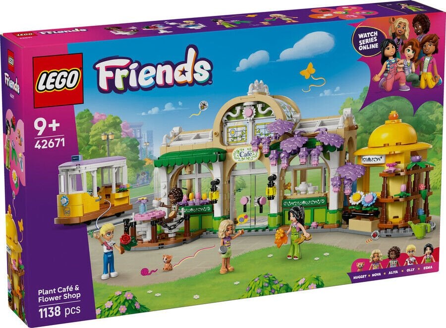 LEGO Friends Bitki Kafe ve Çiçekçi Dükkanı Oyuncak Yapım Seti 42671