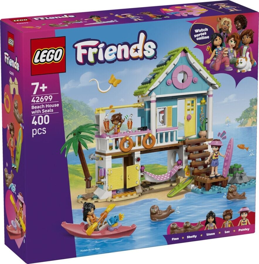 LEGO Friends Fok Balıklı Yazlık Ev 42699