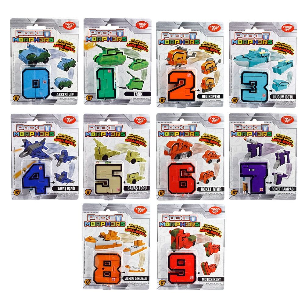 POCKET MORPHERS ASORTİ RAKAMLAR