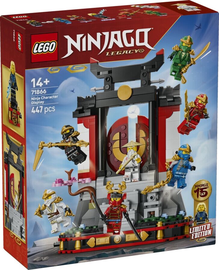 LEGO NINJAGO Ninja Karakteri Sergileme Modeli 15. Yıl Dönümü 71866