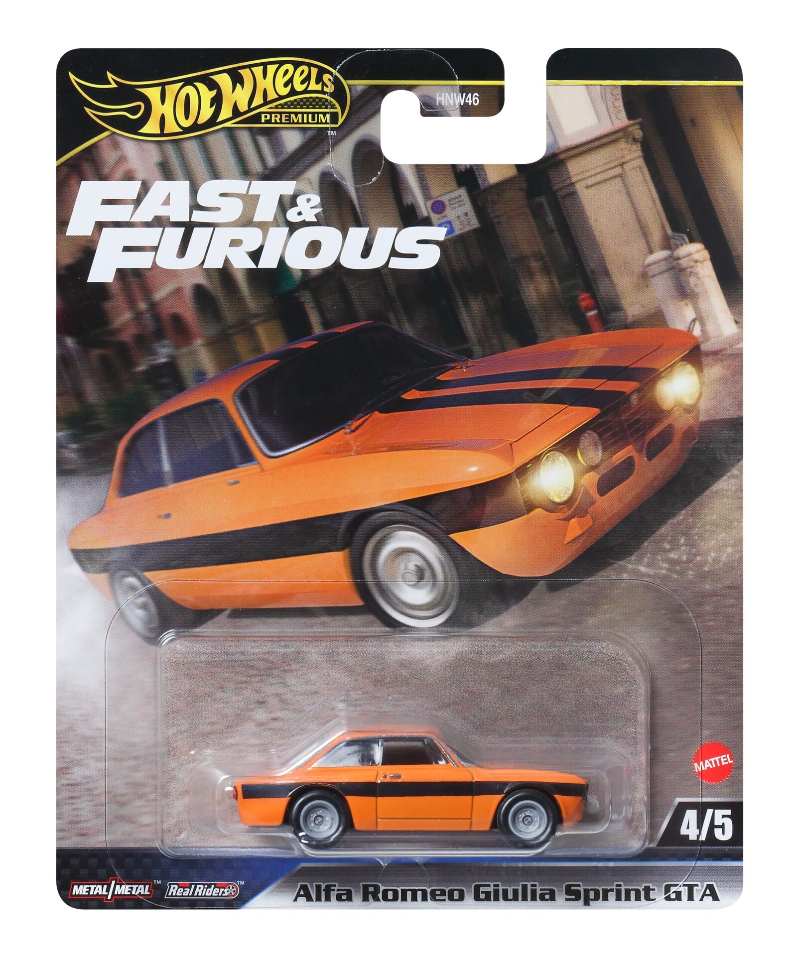 Hot Wheels Fast & Furious Premium Alfa Romeo Giulia Sprint GTA JBM04