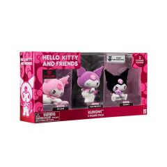 Hello Kity Kuromi 3'lü Set 10 cm.