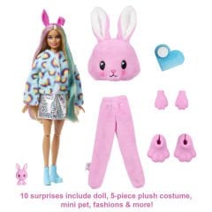 Barbie Cutie Reveal Bebekler Tavşan HHG19