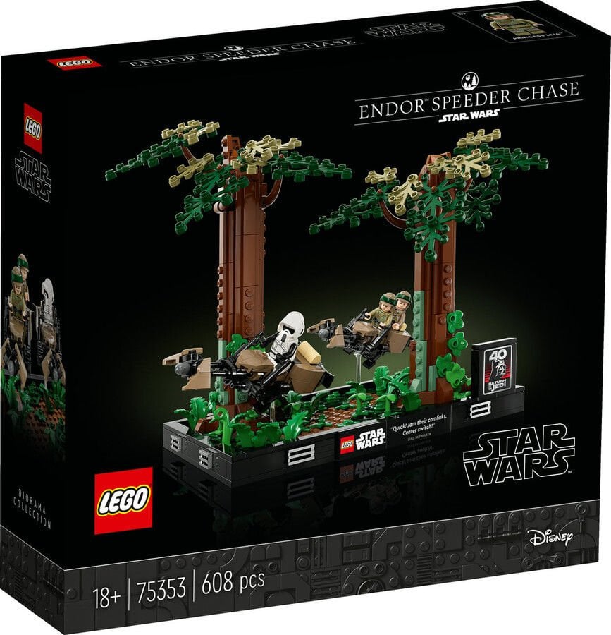 LEGO Star Wars  Endor Hız Motoru Takibi Dioraması 75353