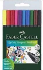 Faber Castell Grip Finepen Keçeli Kalem 0.4 mm 10 Renk 151610