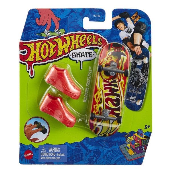 Hot Wheels Skate Parmak Kaykay ve Ayakkabı Paketleri HGW85