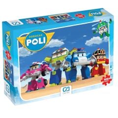 CA GAMES ROBOCAR POLİ PUZZLE 100 PARÇA
