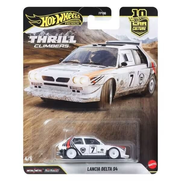 Hot Wheels Premium Car Culture Thrill Climbers Lancia Delta S4 JKF01