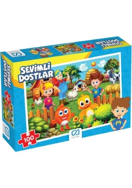 CA GAMES SEVİMLİ DOSTLAR  PUZZLE 100 PARÇA