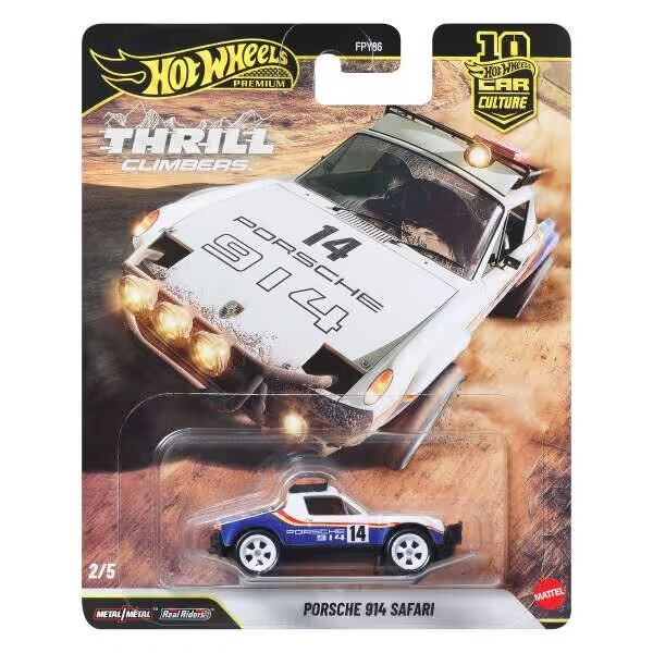 Hot Wheels Premium Car Culture Thrill Climbers Porsche 914 Safari JKF22