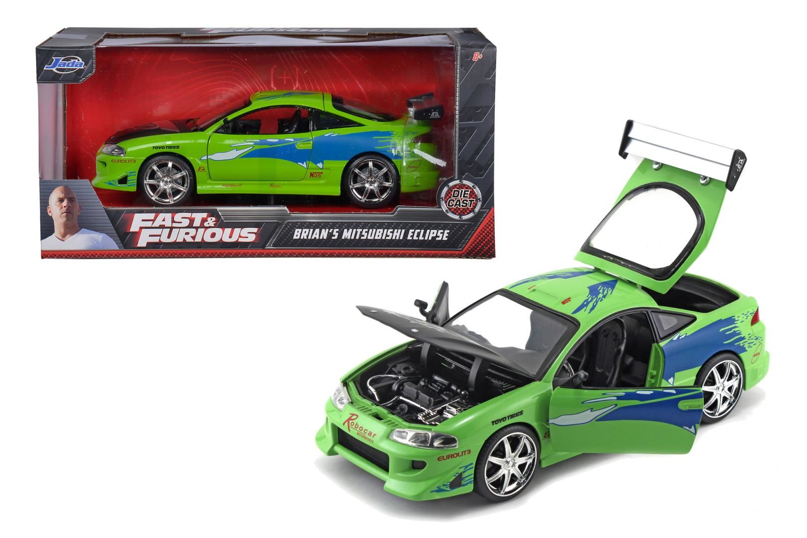 Jada Hızlı ve Öfkeli Orijinal 1995 Mitsubishi Model Araç 1:24
