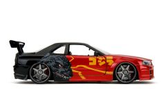 Jada Godzilla Nissan GTR Model Aracı 1:24