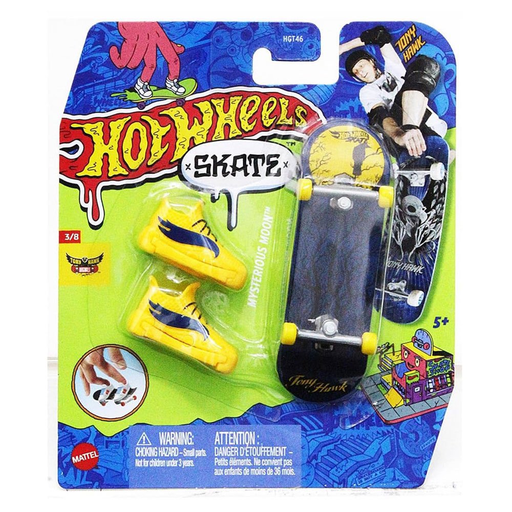 Hot Wheels Skate Parmak Kaykay ve Ayakkabı Paketleri HVJ79