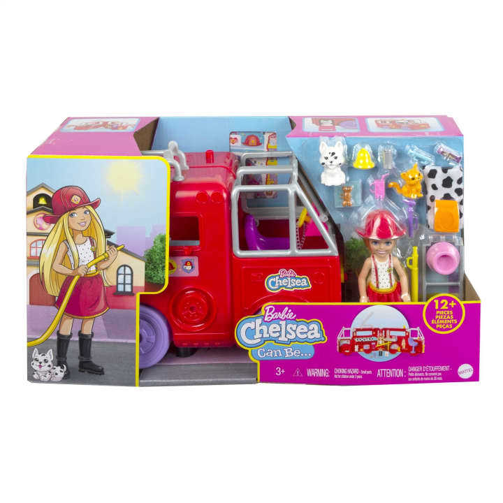 BARBİE CHELSA İTFAİYE ARACI HCK73
