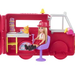 BARBİE CHELSA İTFAİYE ARACI HCK73