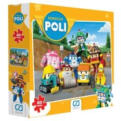 CA GAMES ROBOCAR POLİ  PUZZLE 60 PARÇA