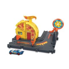 Hot Wheels Gösteri Dünyası Speedy Pizza Oyun Seti HKX44