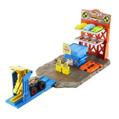 HOT WHEELS MONTER TRUCKS PATLAMA İSTASYONU OYUN SETİ HFB12