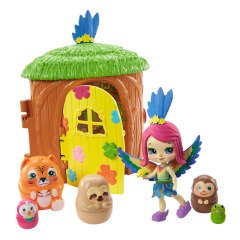 Enchantimals Secret Besties Bebek ve Ev Oyun Seti GTM46-GTM49