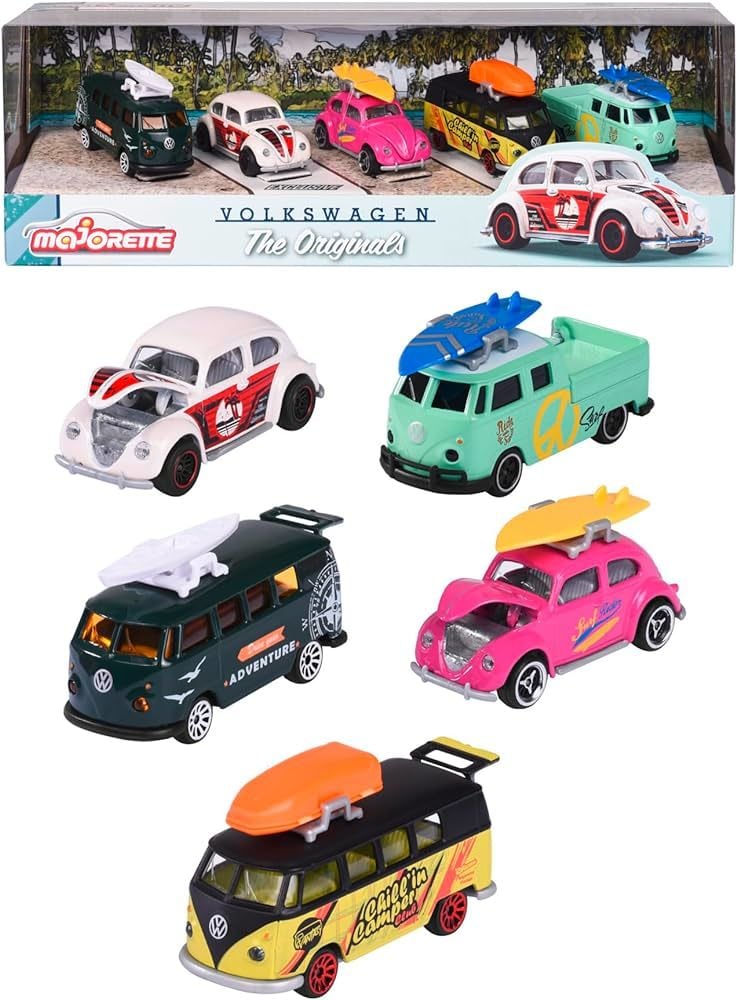 Majorette Volkswagen The Originals 5'li Paket Set  212055008