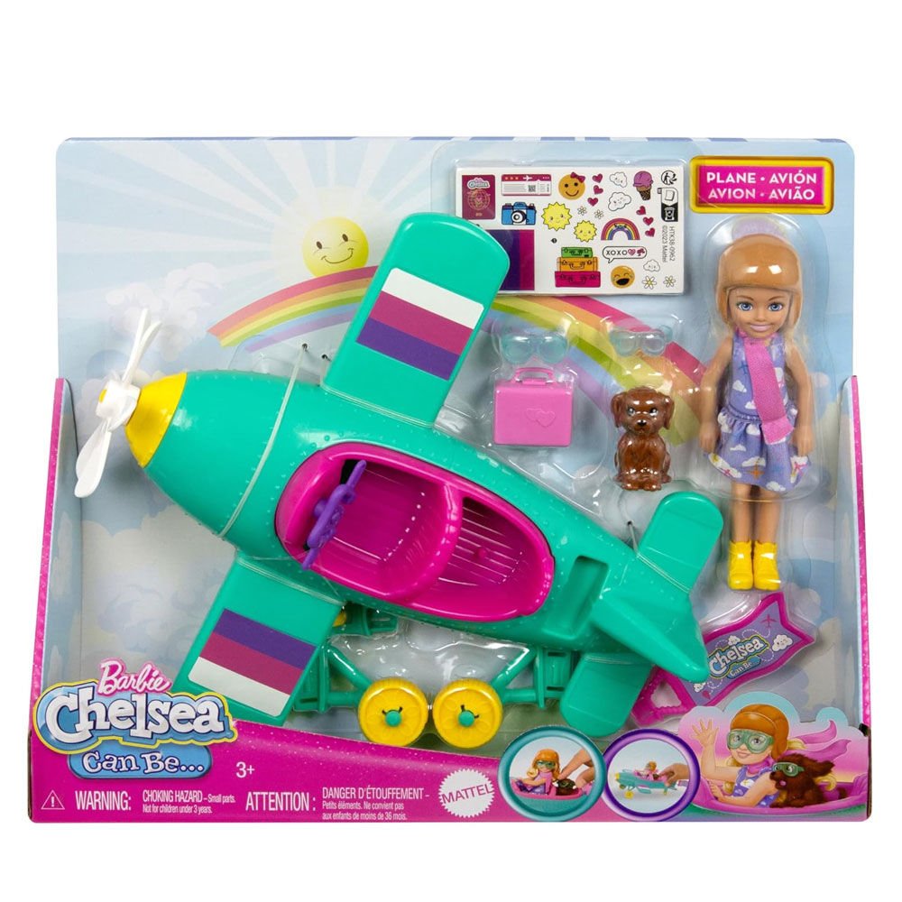 Barbie Chelsea'nin Pervaneli Mini Uçağı Oyun Seti HTK38