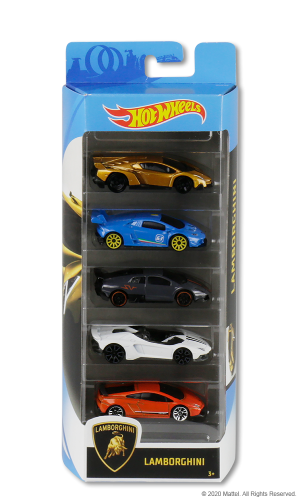 Hot Wheels 5'li Araba Seti Lamborghini GHP62