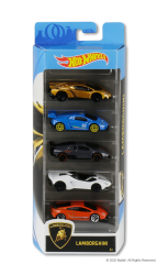 Hot Wheels 5'li Araba Seti Lamborghini GHP62