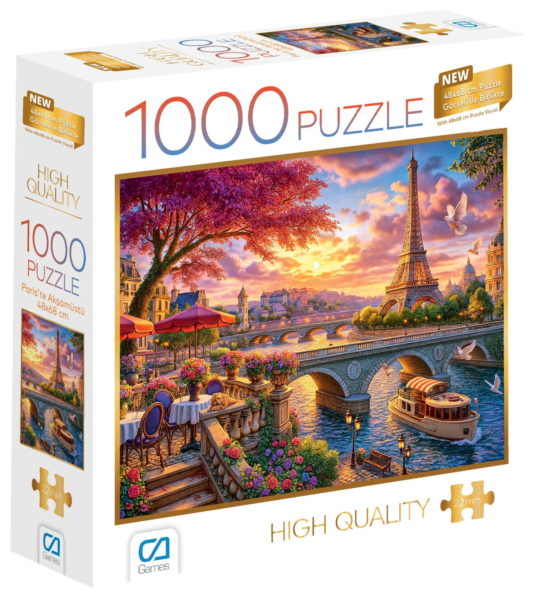 CA GAMES PARİSTE AKŞAMÜSTÜ PUZZLE 1000 PARÇA