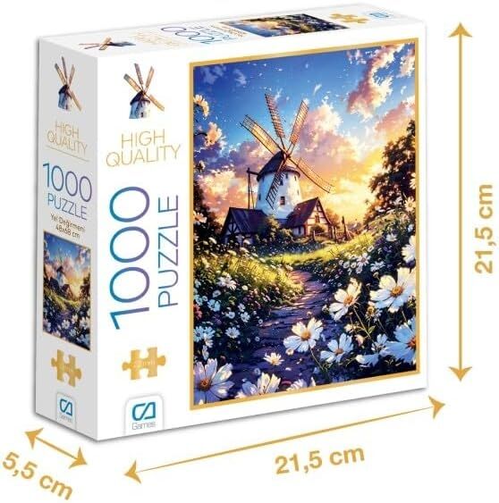 CA GAMES YEL DEĞİRMENİ  PUZZLE 1000 PARÇA