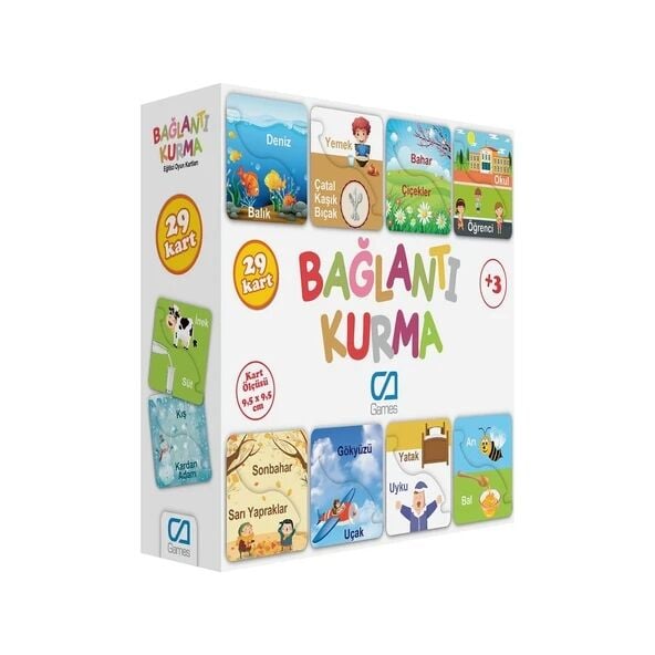 CA GAMES BAĞLANTI KURMA - EĞİTİCİ OYUN KARTLARI
