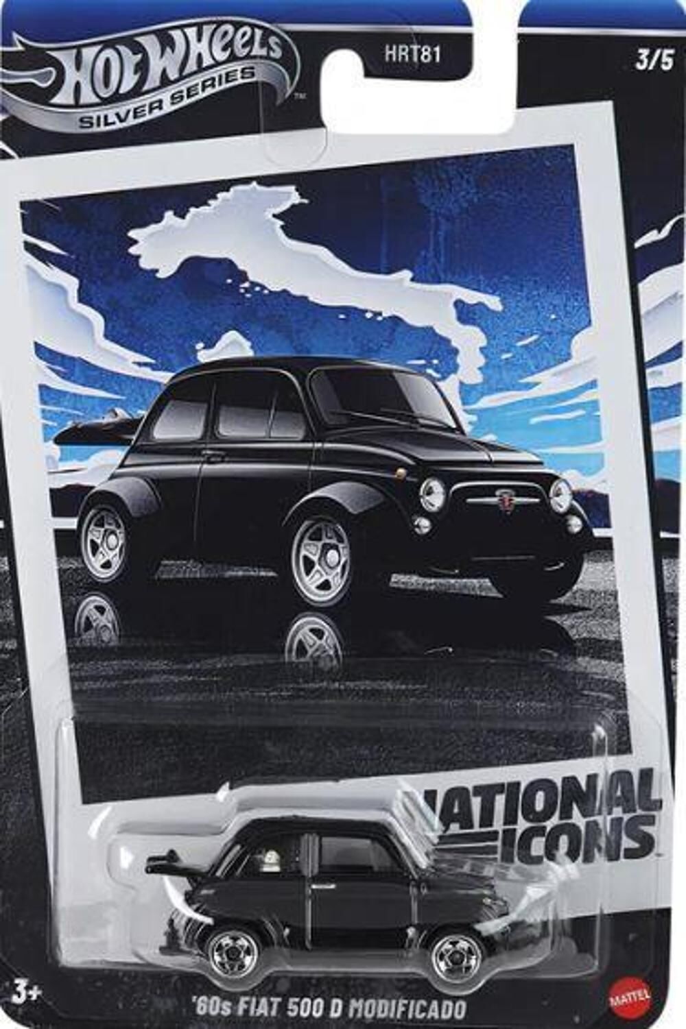 Hot Wheels Silver Series National Icons 60S Fiat 500D JBY88