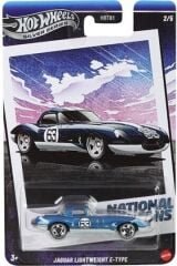 Hot Wheels Silver Series National Icons Jaguar Lightweight E-Type JBY90