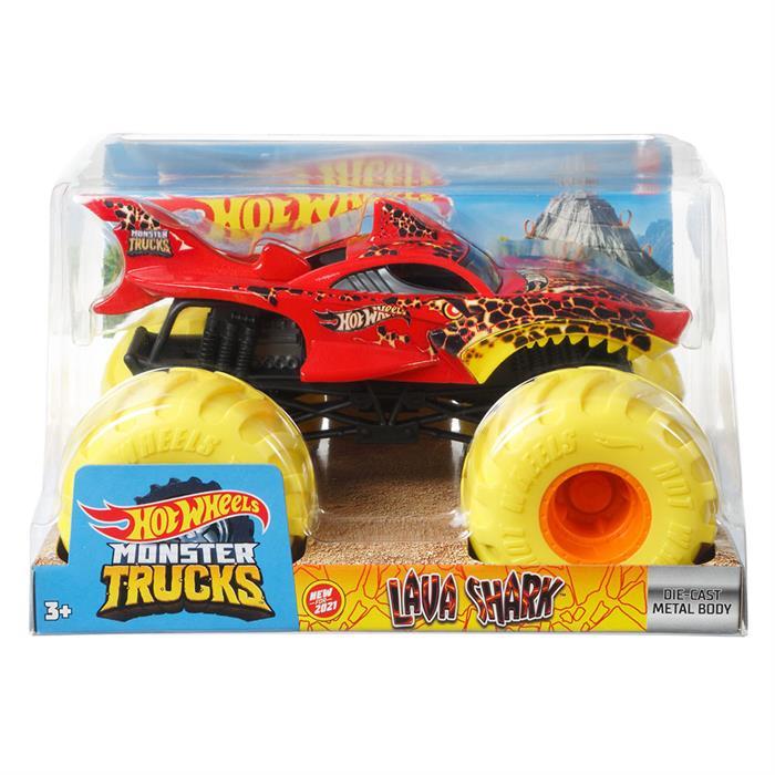 Hot Wheels Monster Trucks 1:24 Arabalar Lava Shark