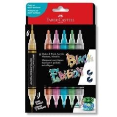 Faber Castell Be Shake Paint Markör Metalik 6'LI 285517