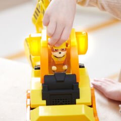 PAW Patrol Sesli ve Işıklı Rubble Crew Deluxe Buldozer 40 cm