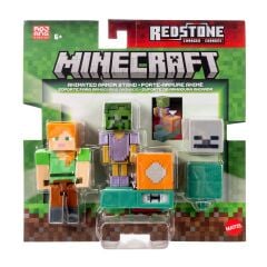 Minecraft Redstone Hareketli Zırh Standı Figürü JKK04-JL10
