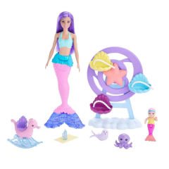 Barbie Dreamtopia Deniz Kızı Bebek ve Çocuk Oyun Alanı HLC30