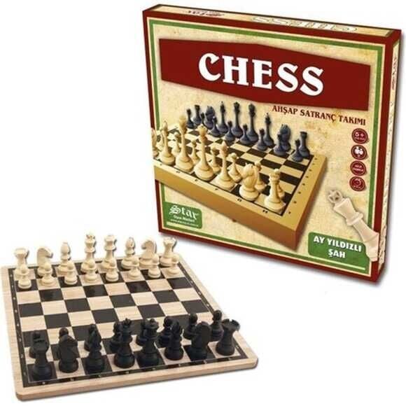 STAR CHESS AHŞAP SATRANÇ TAKIMI
