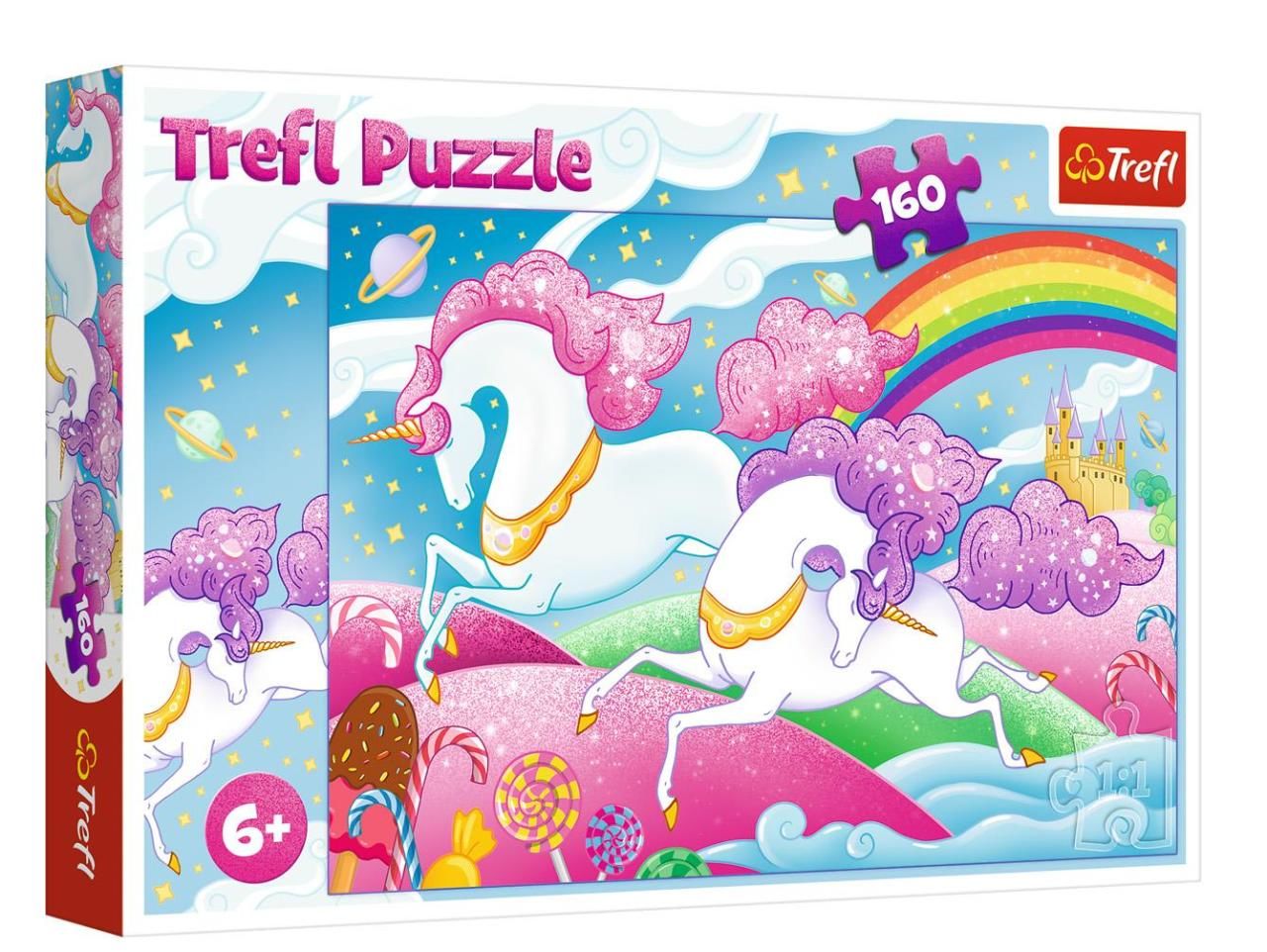 Trefl Puzzle Çocuk 160 Parça Galloping Unicorns