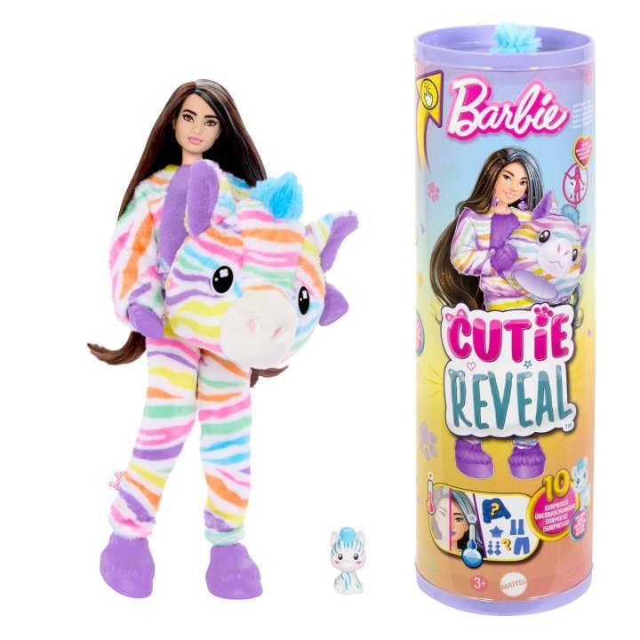 Barbie Cutie Reveal Color Dream Serisi Zebra HRK39