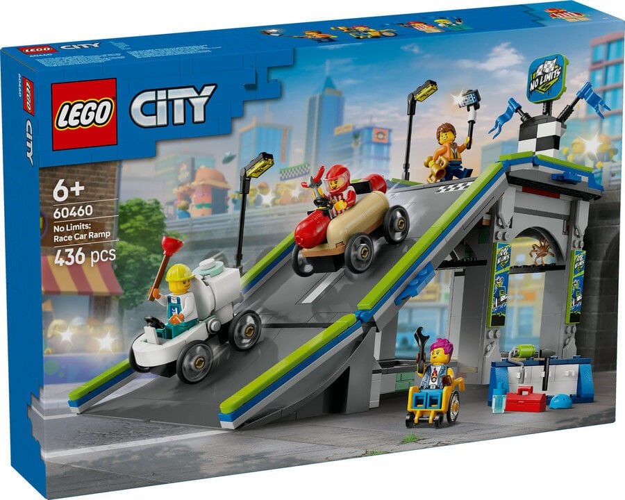 LEGO City Senin Kuralların: Yarış Arabası Rampa Parçası  60460