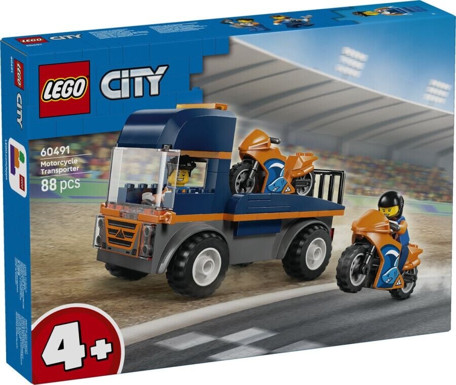 LEGO City Motosiklet Taşıyıcı 60491