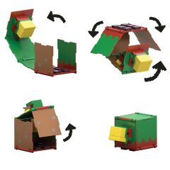 MINECRAFT FLİPPİN' FİGS 2'Sİ 1 ARADA FİGÜRLER JCN25