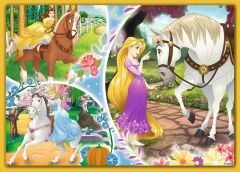 Trefl Puzzle Çocuk 207 Parça Happy Day of Princesses 4lü